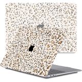 Lunso MacBook Pro 15 inch (2016-2020) cover hoes - case - Leopard Rose Gold