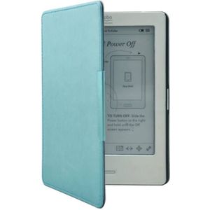 Lunso - Kobo Touch 1 (6 inch) - flip hoesje - Lichtblauw