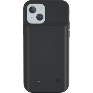 Lunso - Battery Power Case hoes - iPhone 13 Mini - 6800 mAh - Zwart