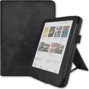 Lunso Kobo Clara BW / Clara Colour hoes (6 inch) - Luxe Stand sleepcover - Zwart