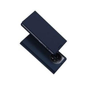 Dux Ducis - OnePlus 11 - Slim bookcase hoesje - Donkerblauw