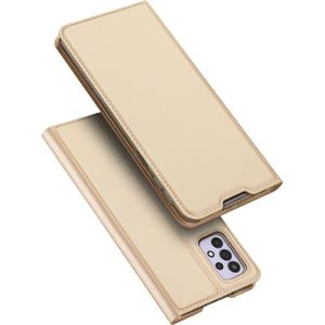 Dux Ducis - Slim bookcase hoes - Samsung Galaxy A33 5G - Goud