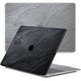 Lunso Geschikt Voor MacBook Air 13 Inch M1 (2020) Cover Hoes - Case - Black Stone