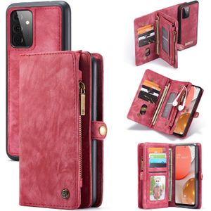 Caseme - vintage 2 in 1 portemonnee hoes - Samsung Galaxy A72 - Rood
