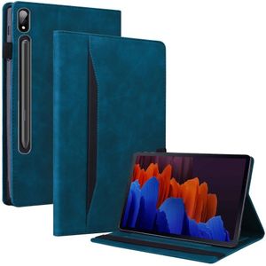 Lunso - Lenovo Tab P12 Pro - Luxe Bookcase hoes - Blauw