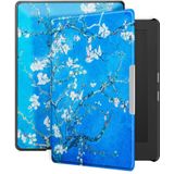 Lunso - Kobo Aura H20 Edition 1 hoes (6.8 inch) - sleep cover - Van Gogh Amandelbloesem