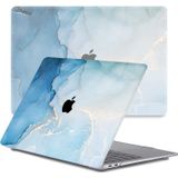 Lunso MacBook Air 13 inch M1 (2020) cover hoes - case - Aciano Azul