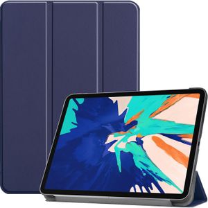 3-Vouw sleepcover hoes - iPad Pro 12.9 inch (2020) - Blauw