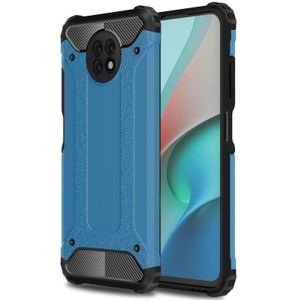 Lunso - Armor Guard backcover hoes - Xiaomi Redmi Note 9  - Licht Blauw