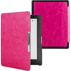 Lunso Kobo Aura Edition 1 hoes (6 inch) - sleepcover - Roze
