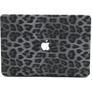 Lunso MacBook Air 13 inch (2010-2017) cover hoes - case - Leopard Pattern White