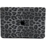 Lunso - cover hoes - MacBook Air 13 inch (2018-2019) - Leopard Pattern White - Vereist model