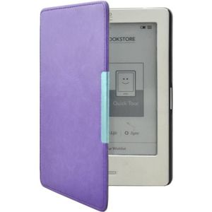 Lunso - Kobo Touch 1 (6 inch) - flip hoesje - Paars