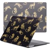 Lunso - cover hoes - MacBook Air 13 inch (2020) - Leopard Black - Vereist model