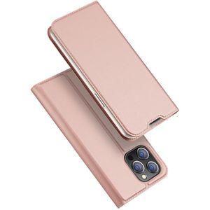 Dux Ducis - Slim bookcase hoes - iPhone 14 Pro Max - Roze