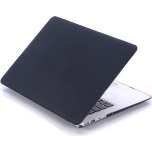 Lunso Geschikt voor MacBook Air 13 inch (2010-2017) cover hoes - case - Mat Zwart