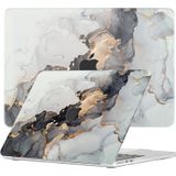 Lunso MacBook Air 13 inch M2/M3 (2022-2024) cover hoes - case - Marble Magnus
