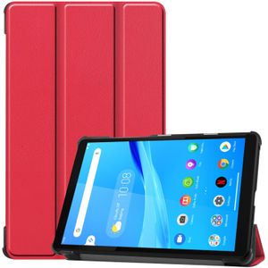 3-Vouw sleepcover hoes - Lenovo Tab M8 - Rood