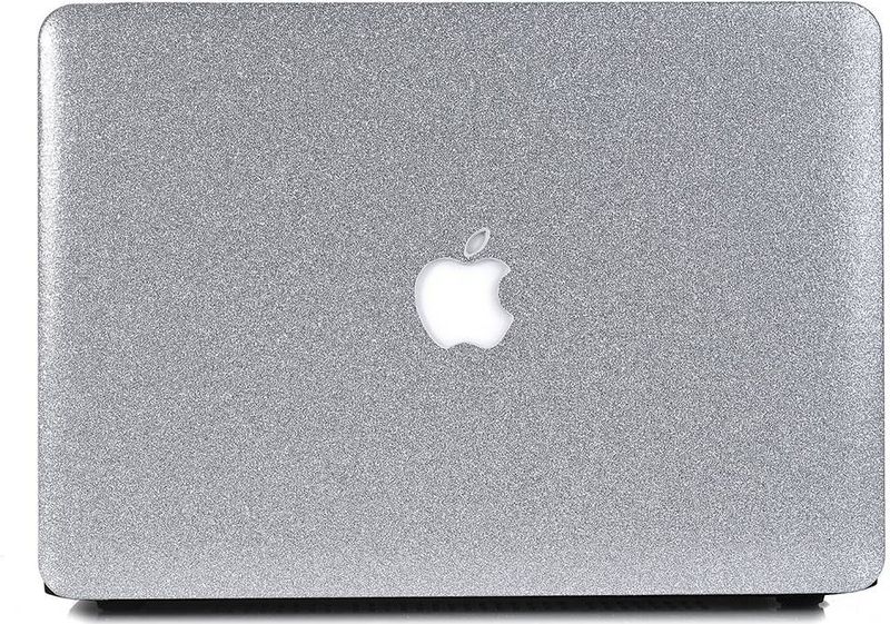 Lunso MacBook Pro 13 inch (2012-2015) cover hoes - case - glitter zilver