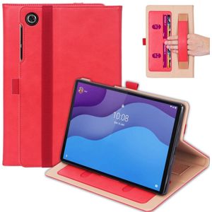 Luxe stand flip cover hoes - Lenovo Tab M10 HD Gen 2 (2e Generatie)- Rood