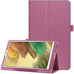Lunso - Stand flip sleepcover hoes - Samsung Galaxy Tab A7 Lite - Paars