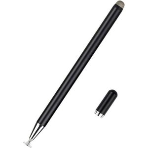 Lunso - 2-in-1 stylus pen - Precisiewerk tot normaal gebruik - Zwart