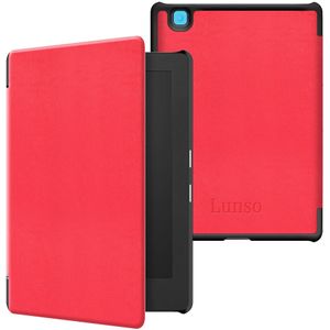 Lunso Kobo Aura H20 Edition 2 hoes (6.8 inch) - sleepcover - Rood