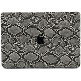 Lunso - cover hoes - MacBook Air 13 inch (2018-2019) - Snake Pattern Grey - Vereist model