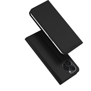 Dux Ducis - iPhone 15 Pro - Slim bookcase hoesje - Zwart