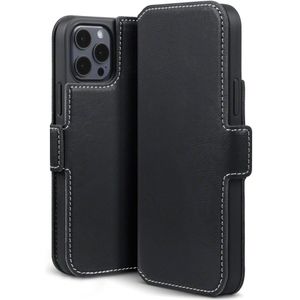 Qubits - slim wallet hoes - iPhone 12 / iPhone 12 Pro - Zwart