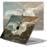 Lunso MacBook Pro 13 inch (2016-2019) cover hoes - case - De Bedreigde Zwaan