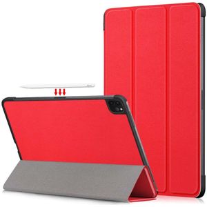 3-Vouw sleepcover hoes - iPad Pro 11 inch (2018/2020/2021) - Rood