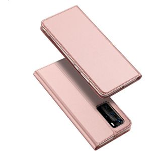 Dux Ducis pro serie - slim wallet hoes - Huawei P40  Pro - Rose Goud