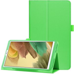Lunso - Stand flip sleepcover hoes - Samsung Galaxy Tab A7 Lite - Groen