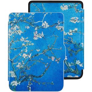 Lunso Kobo Clara HD hoes (6 inch) - sleep cover - Van Gogh Amandelbloesem