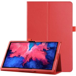 Lunso - Stand flip sleepcover hoes - Lenovo Tab P11 Pro - Rood