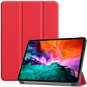 3-Vouw sleepcover hoes - iPad Pro 12.9 inch (2021) - Rood