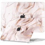 Lunso - cover hoes - MacBook Air 13 inch M2 (2022) - Marble Vera - Vereist model A2681