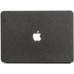 Lunso - cover hoes - MacBook Air 13 inch (2018-2019) - Glitter zwart