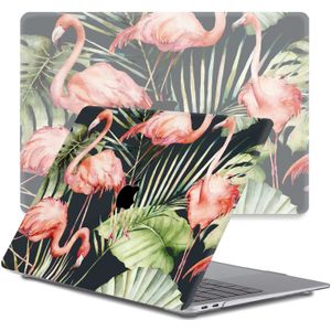 Lunso MacBook Pro 16 inch (2019) cover hoes - case - Flamingo Jungle