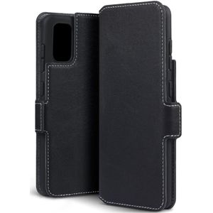 Qubits - slim wallet hoes - Samsung Galaxy A41 - Zwart