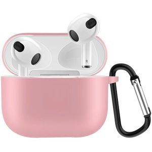 Lunso - Softcase cover hoes - AirPods 3 - Lichtroze