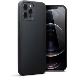 Qubits - Softcase hoes - iPhone 12 Pro Max - Zwart