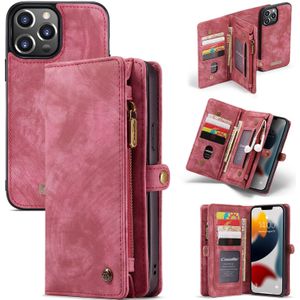 Caseme - vintage 2 in 1 portemonnee hoes - iPhone 13 Pro Max - Rood