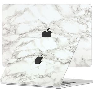 Lunso - cover hoes - MacBook Air 13 inch M2 (2022) - Marble Cosette