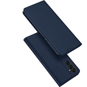 Dux Ducis - Samsung Galaxy A14 4G - Slim bookcase hoesje - Donkerblauw