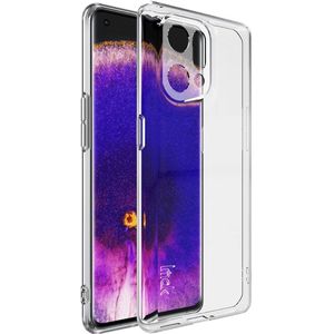 Lunso - Oppo Find X5 - TPU Backcover hoes  - Transparant