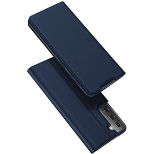 Dux Ducis - Pro Serie Slim wallet hoes - Samsung Galaxy S21 Plus - Blauw