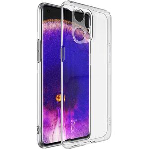 Lunso - Oppo Find X5 Pro - TPU Backcover hoes  - Transparant