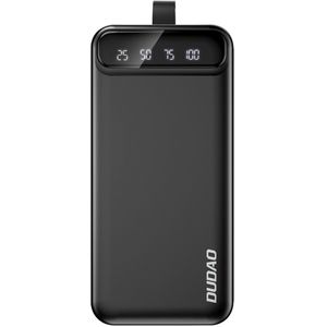 Dudao - Powerbank 30000 mAh - 2x USB / USB C - Zwart
